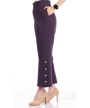 Golden buttoned trousers  