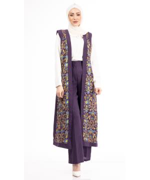 vest long beaded 