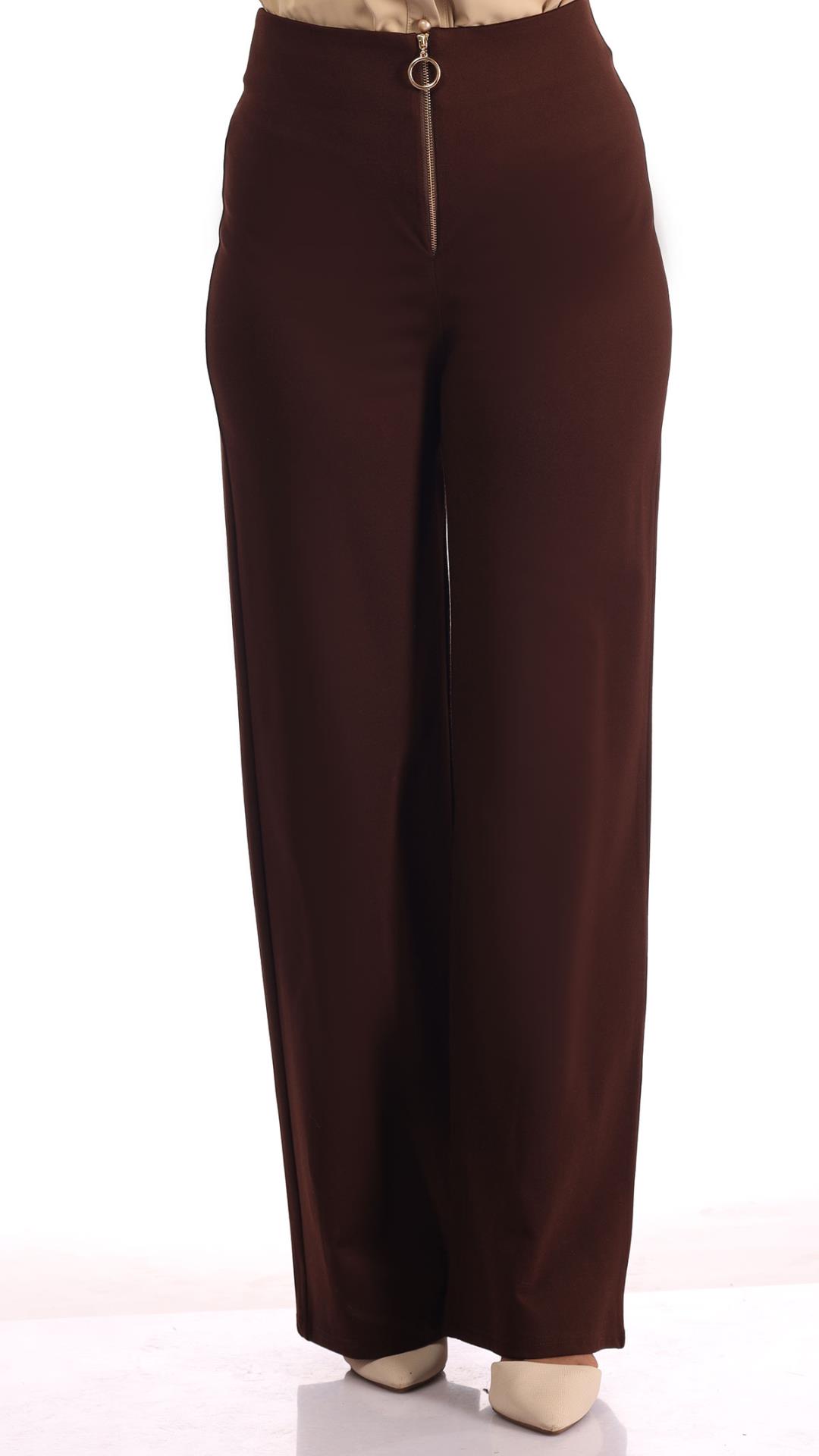 Lycra formal pants with a zip at the back