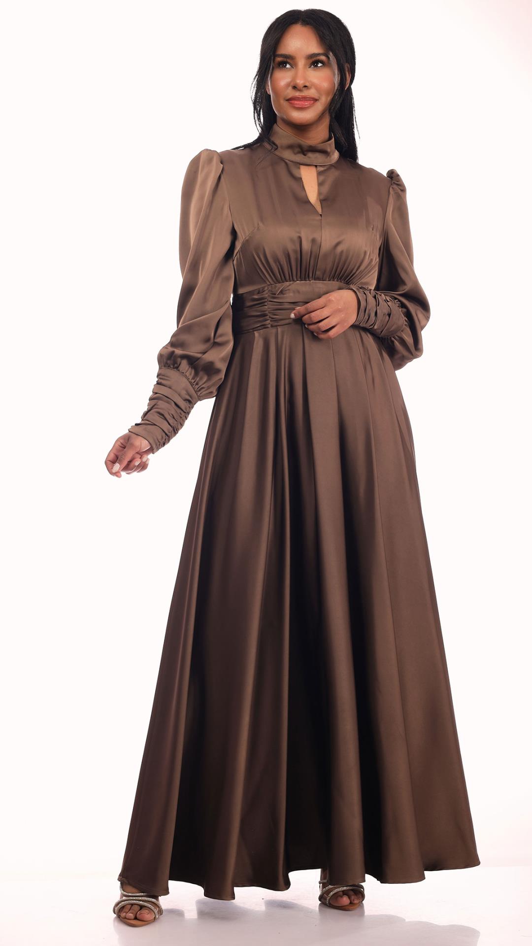 High Neck Maxi Dress
