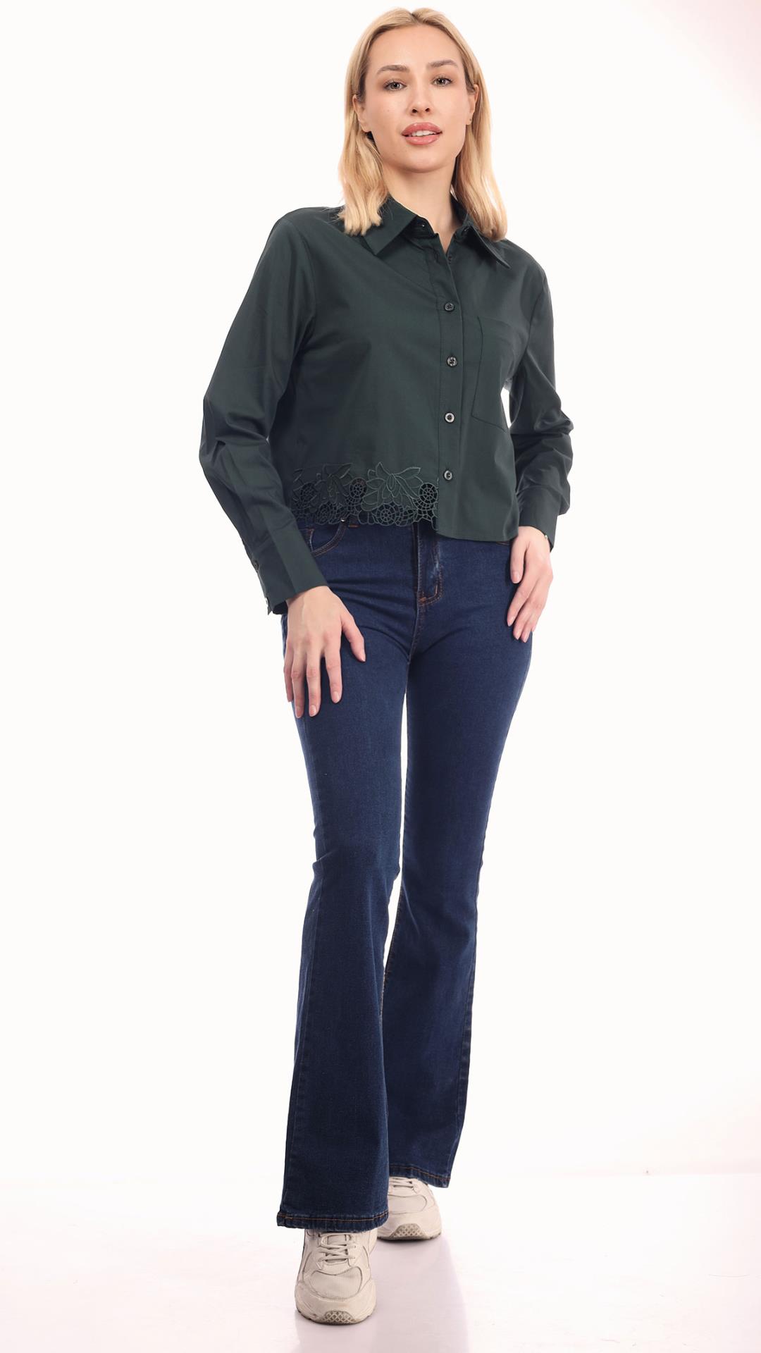 Lace Hem Shirt