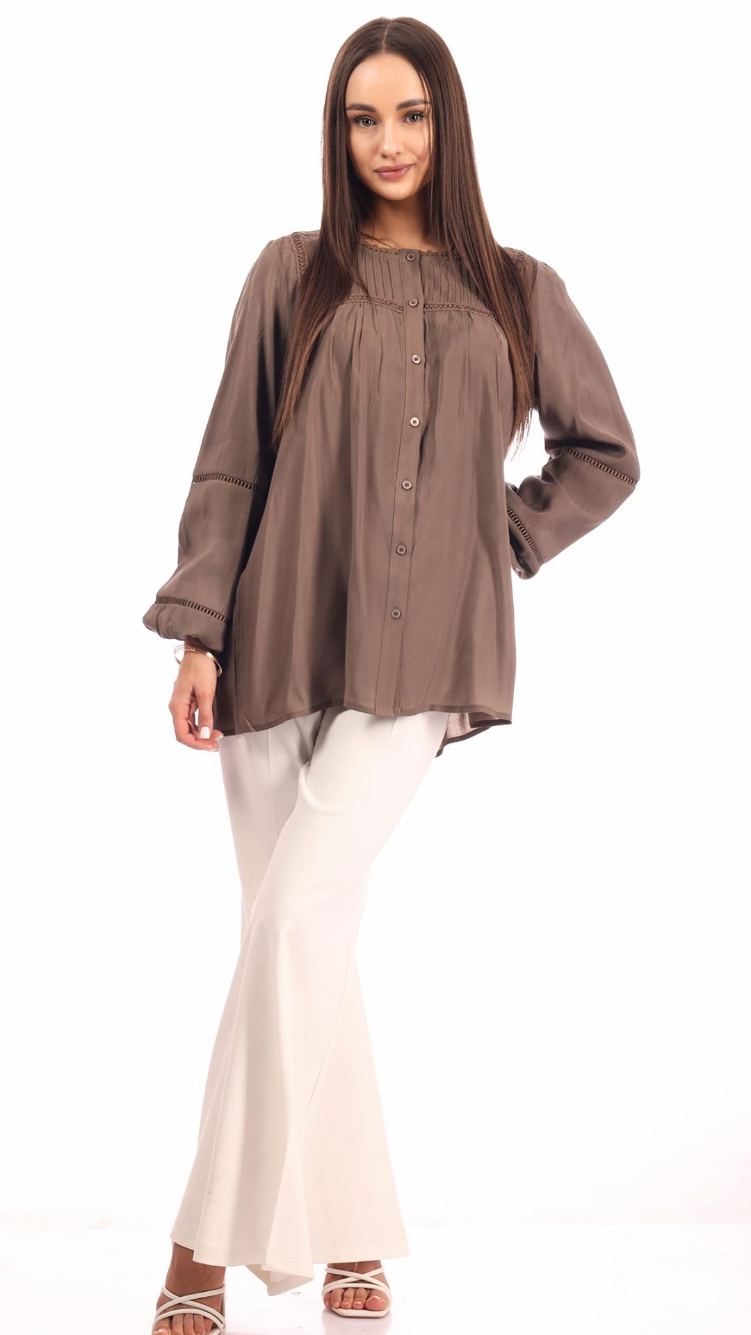 Elastic Sleeve Shirt